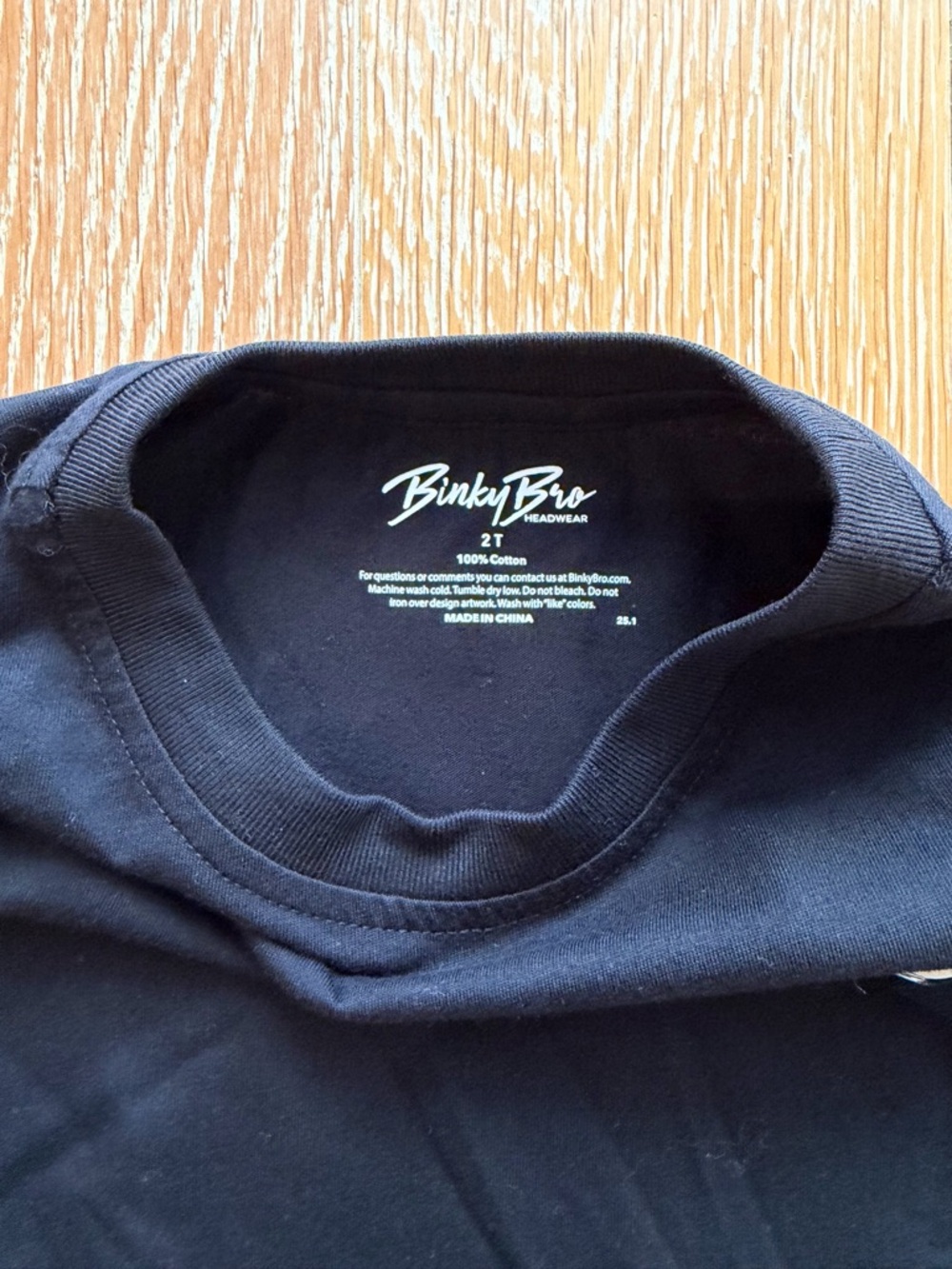 NWT Binky Racing Black Long-Sleeve Tee - Picture 3 of 3